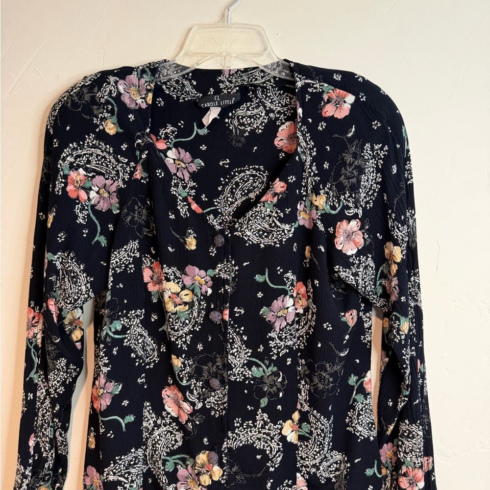 Vintage Floral Long Sleeve Top